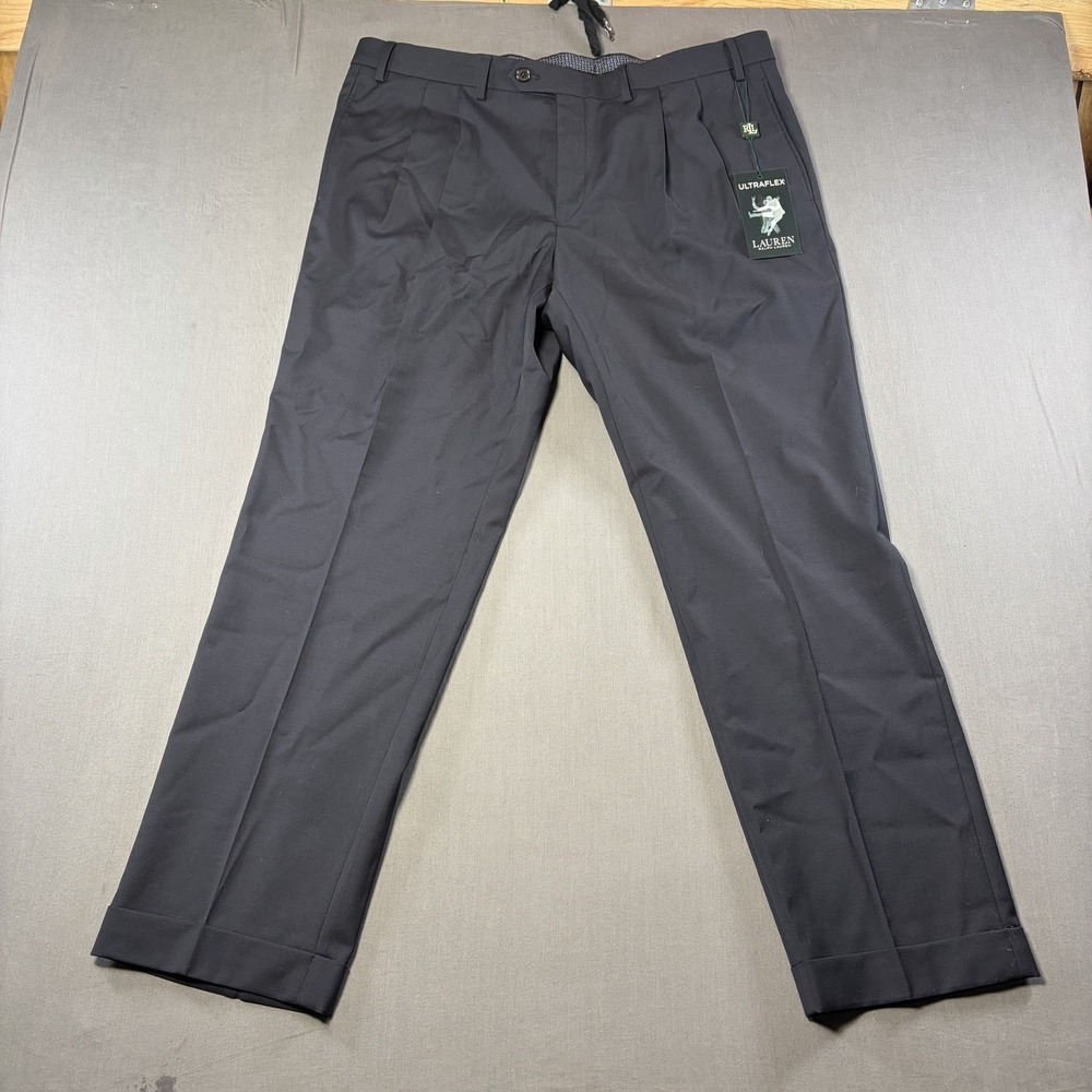 Lauren Ralph Lauren UltraFlex High Performance Wool Dress Pants 38W 30L NWT